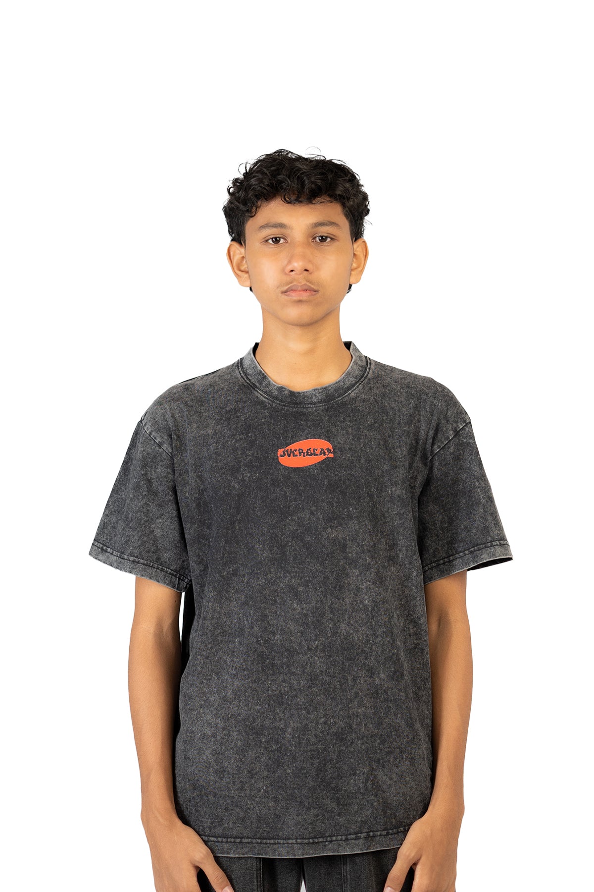 Ghost Stamp || Acid-Washed Tee