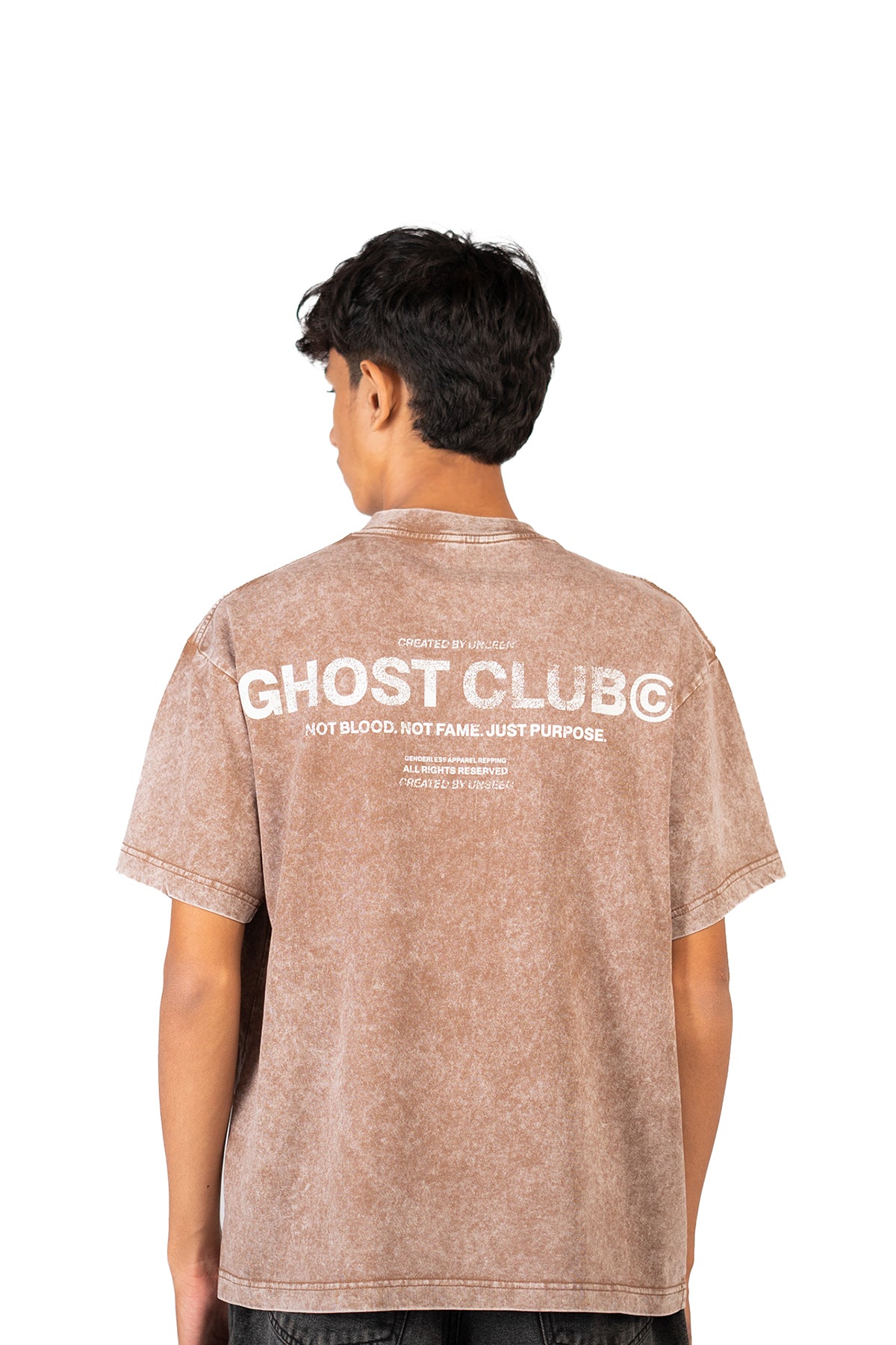 Ghost Club || Acid-Washed Tee