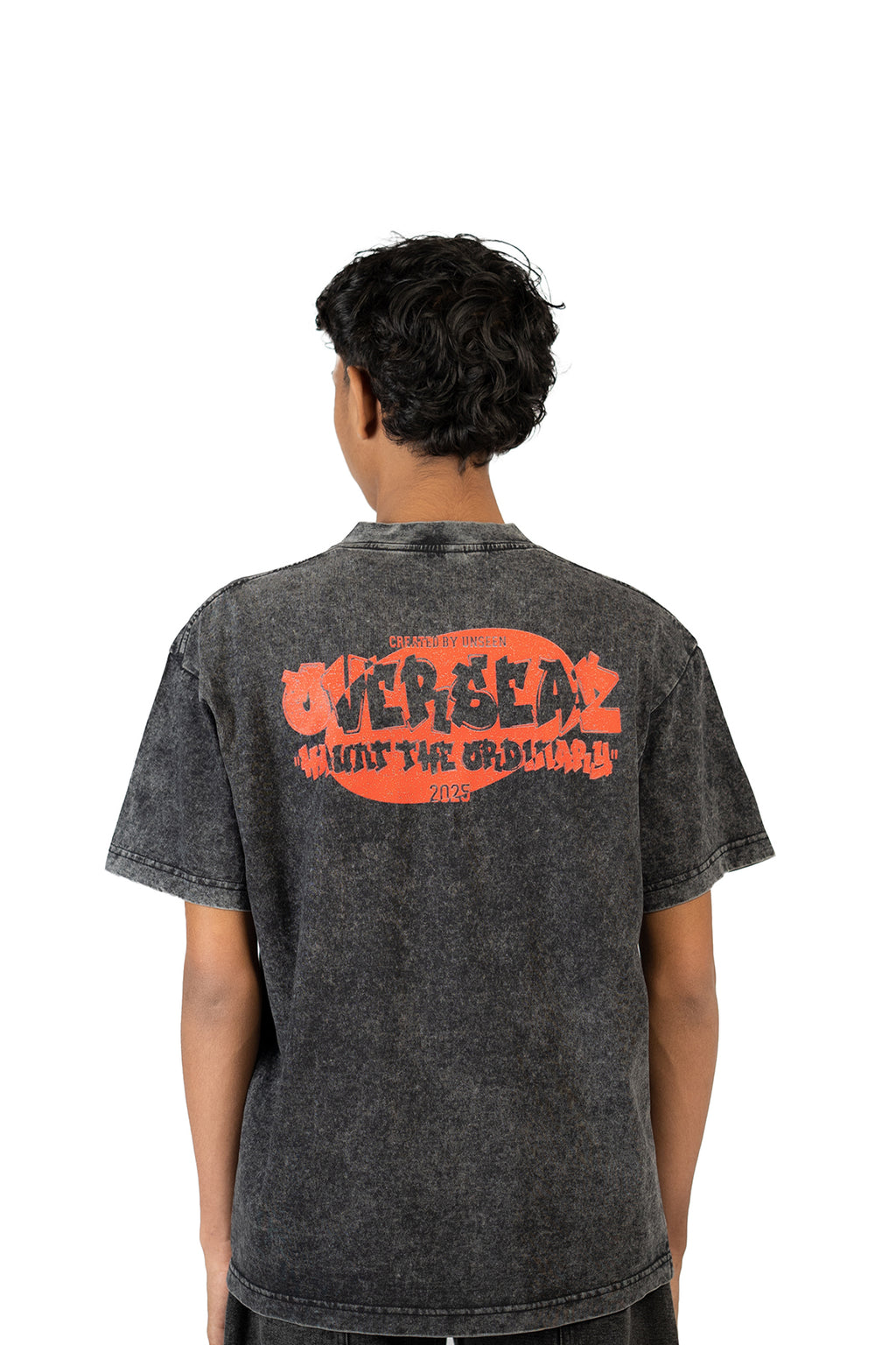 Ghost Stamp || Acid-Washed Tee