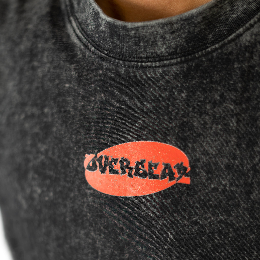 Ghost Stamp || Acid-Washed Tee