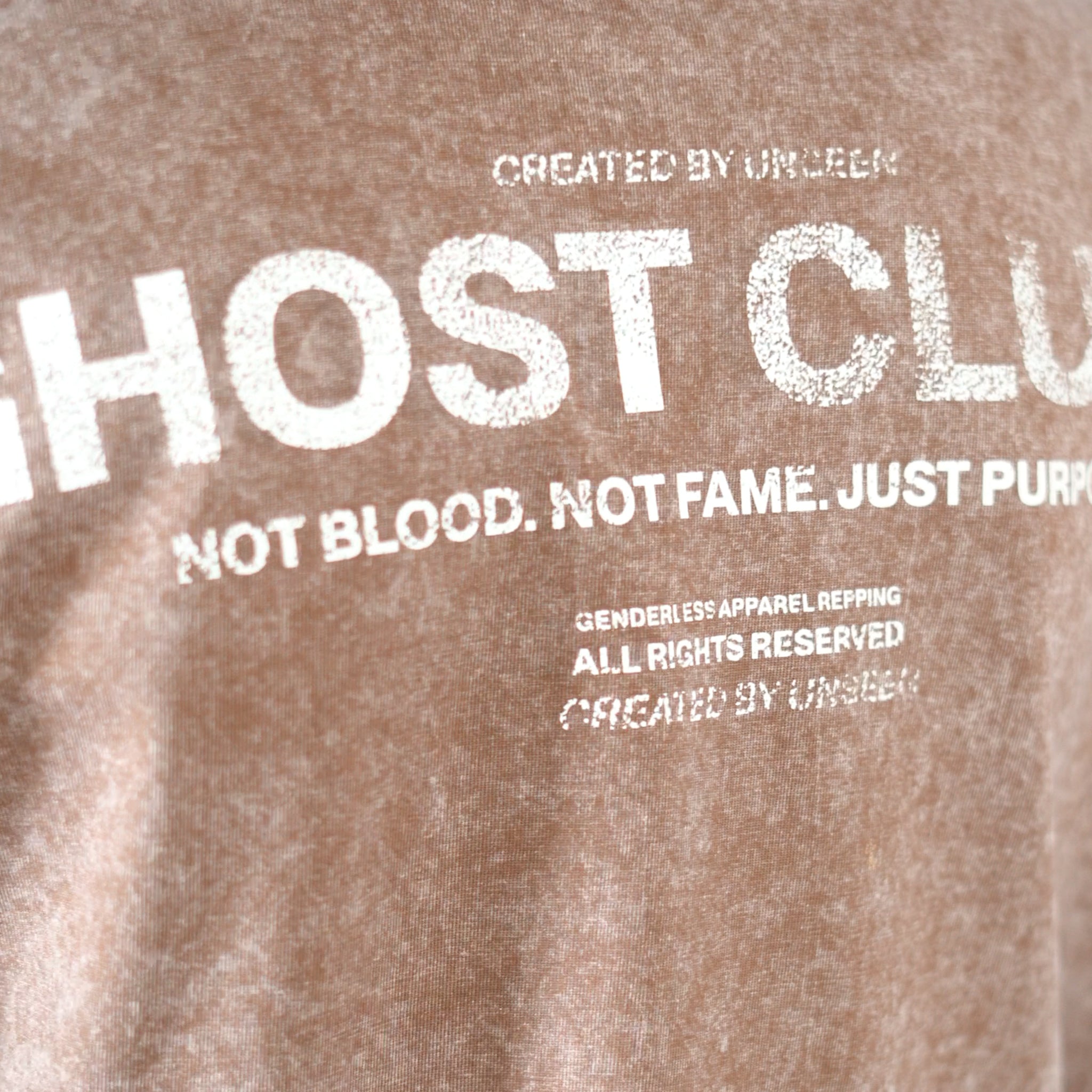 Ghost Club || Acid-Washed Tee