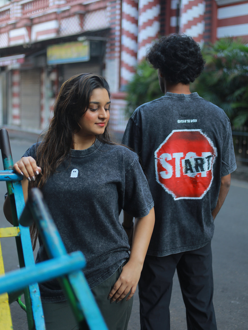 Rebel Signal || Acid-Washed Tee