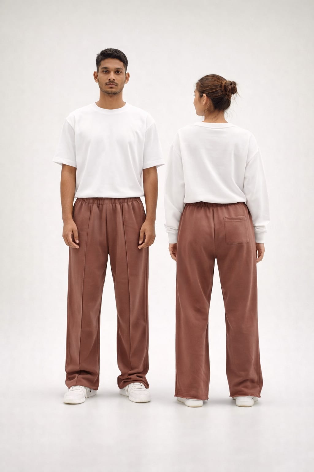 Ghosted Pink || Unisex Wide-leg Pant